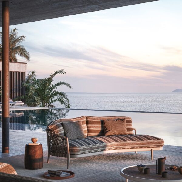 B&B Italia Outdoor curved sofa Erica 2025