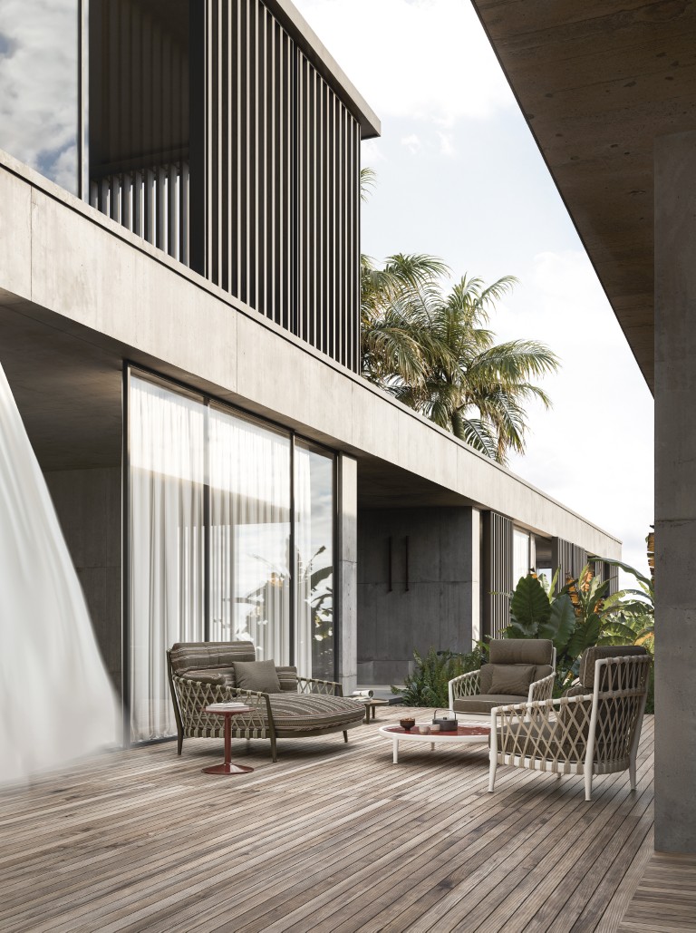 B&B Italia Outdoor Erica daybed armchair fauteuil