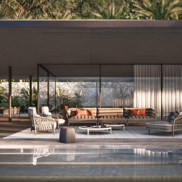 B&B Italia outdoor Erica sofa highback armchair buitenmeubelen terracedesign