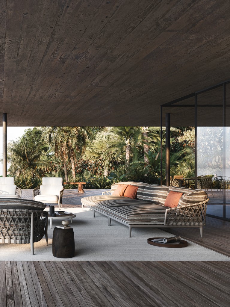 B&B Italia Outdoor Erica collectie sofa buitenmeubelen
