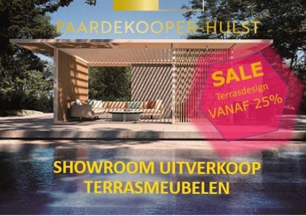 Showroom uitverkoop terrasmeubelen