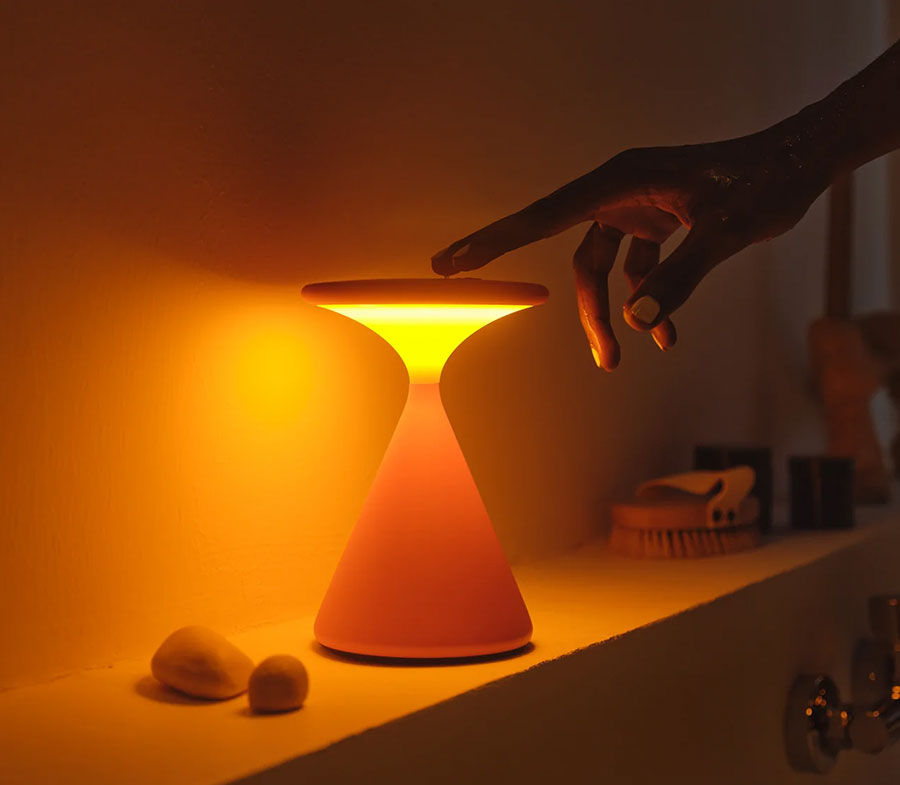 Salt & Pepper, touch dimming, table light